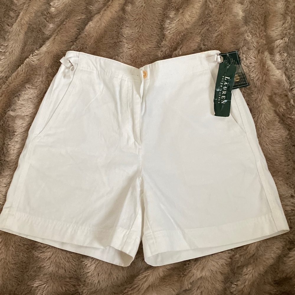 NWT Ralph Lauren white shorts
